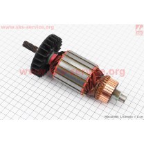 Якорь (Dжелеза=54мм, Lжелеза=48,3мм, Dколектора=39,8мм, L=189,5мм, Z=8 наклон зубов вправо) Rebir KZ