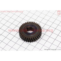 Шестерня метал (D=37,5мм, d=12мм, H=10мм, Z=35) Зенит, Ferm185