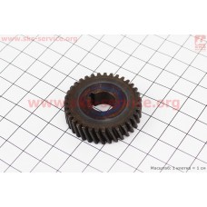 Шестерня метал (D=37,5мм, d=12мм, H=10мм, Z=35) Зенит, Ferm185