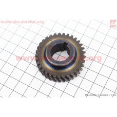 Шестерня метал (D=45,4м, d=17мм, H=17мм, Z=33)