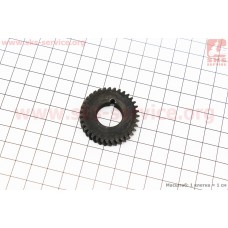 Шестерня метал (D=38м, d=16мм, H=7мм, Z=35) Einhell Тип №2