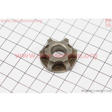 Звезда цепи 3/8-6 (D=30мм, d=12мм, H=10mm)