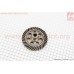 Шестерня приводу ведена (D=86,6мм, d1=10мм, d2=20мм, H=37мм, Z=39), метал