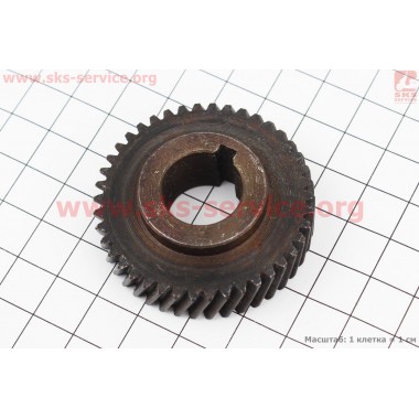 Шестерня метал (D=47,2м, d=17мм, H=15,9мм, Z=42) Einhell