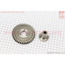 Шестерня метал (D=86мм, d=19мм, H=8мм, Z=40) к-кт