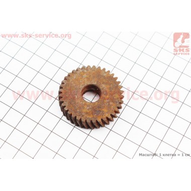 Шестерня метал (D=40мм, d=12мм, H=10мм, Z=36) Rebir 5107