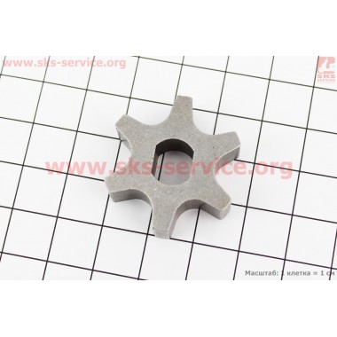 Звезда цепи 3/8-6 (D=30мм, d=8/10мм, H=9,5mm)