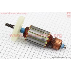 Якорь (Dжелеза=43мм, Lжелеза=48,5мм, Dколектора=28мм, L=166мм, Z=5 наклон зубов вправо) DWT 190