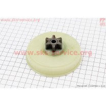 Шестерня привода ведомая (3/8-6, D1=97мм, D2=80мм, d=8мм, H=36,5мм, Z=55)