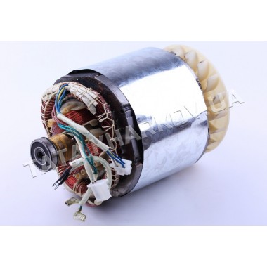Статор в сборе с ротором 5KW однофазный (медь) - GN 5-6 KW