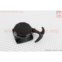 Стартер в сборе 4отв. 66,5х66,5мм "Плавный пуск - 4зацепа", Øзацепа=39мм Тип №5, с трещоткой