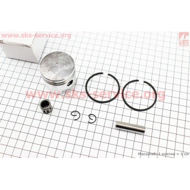 Поршень, кольца, палец к-кт 44мм