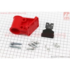 Крепление защиты ножа к трубе Ø28мм в сборе
