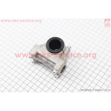 Крепление ручек к трубе Ø26мм к-кт, с резинкой