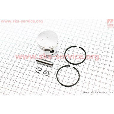 Поршень, кольца, палец к-кт 44мм