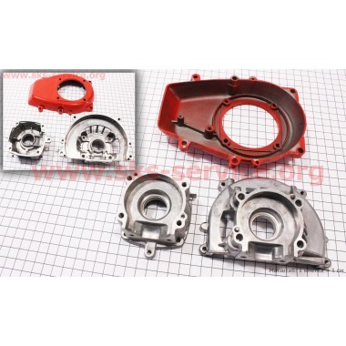 Картер для мотокосы 1E34F (три детали)