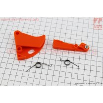Курок ручки газа "широкий" Ø6мм в сборе