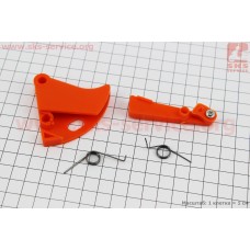 Курок ручки газа "широкий" Ø6мм в сборе