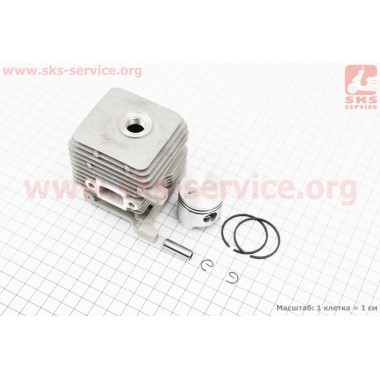 Цилиндр к-кт (цпг) 34мм Stihl FS-38/45/55, MM55, BT45