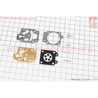 Ремонтный комплект карбюратора ОLEO MAC SPARTA 25, 8 деталей