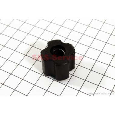 Втулка в резиновой оболочке в трубу Ø26мм под вал Ø8мм