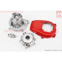 Картер для мотокосы 1E32F (три детали)