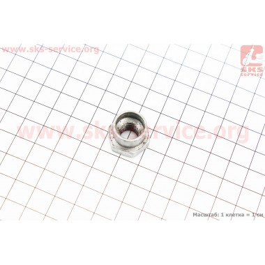 Гайка М10х1,00 (левая резьба) в шпульку, под редуктор Stihl