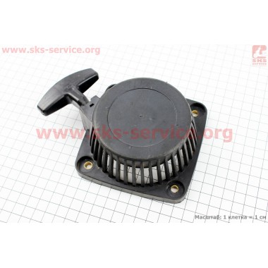 Стартер в сборе 4отв. 84,5х84,5мм "Проволока - 2зацепа" 4T