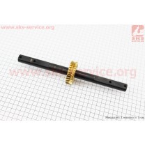 Шестерня культиватора+вал