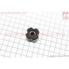 Втулка в резиновой оболочке в трубу Ø28мм под вал Ø8мм