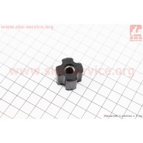 Втулка в резиновой оболочке в трубу Ø26мм под вал Ø7мм