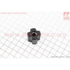 Втулка в резиновой оболочке в трубу Ø26мм под вал Ø7мм