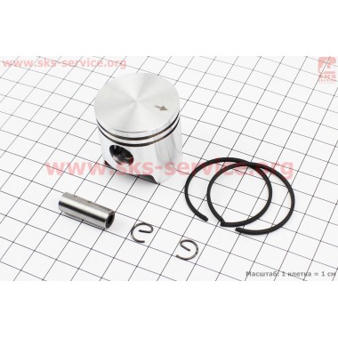 Поршень, кольца, палец к-кт 34мм (палец 8мм) Stihl FS-38/45/55, MM55, BT45