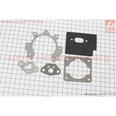 Прокладки двигателя к-кт 5шт для 1E36F, на блистере