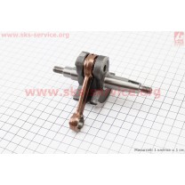 Коленвал 1E40F-1E44F шатун - желтый