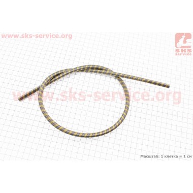 Вал приводной (трос) Ø8мм 4х4шлицов L=790мм