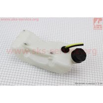 Бак топливный 2отв. под крепление, прямая горловина