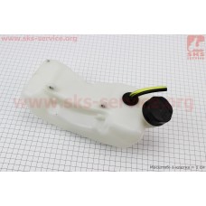 Бак топливный 2отв. под крепление, прямая горловина