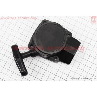 Стартер в сборе 4отв. 50,0х50,0мм "Проволока - 1зацеп" 34F