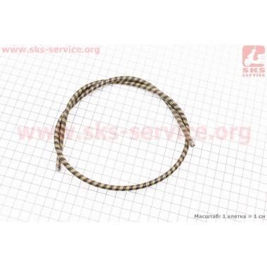 Вал приводной (трос) Ø6мм 4х4шлицов L=720мм