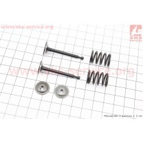 Клапан впускной, выпускной в сборе к-кт HONDA GX35 (CG438) - 4Т