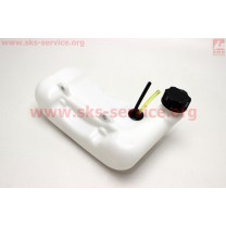 Бак топливный 2отв. под крепление, боковая горловина короткая