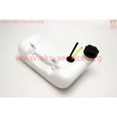 Бак топливный 2отв. под крепление, боковая горловина короткая